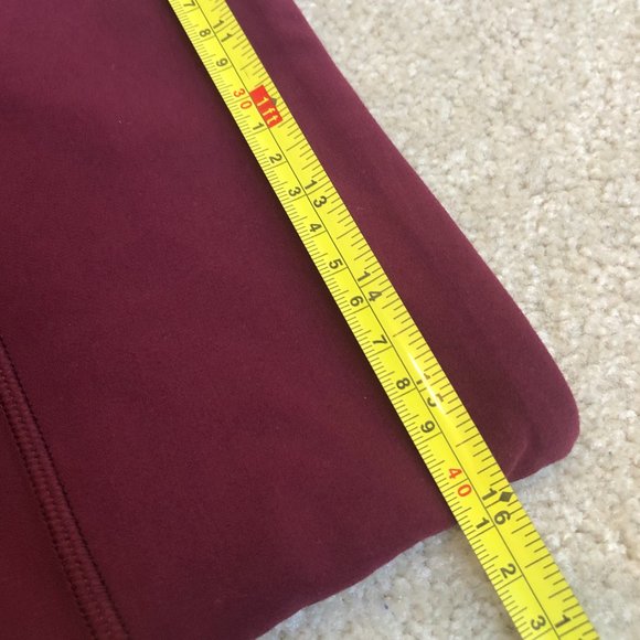 Athleta Asymmetric Elation 7/8 Tight, Red Garnet XL - Picture 14 of 15